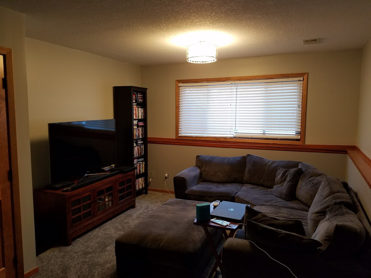 basement living area