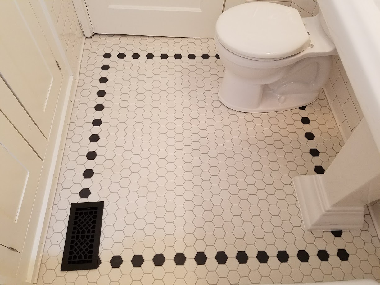 honeycomb tile floor
