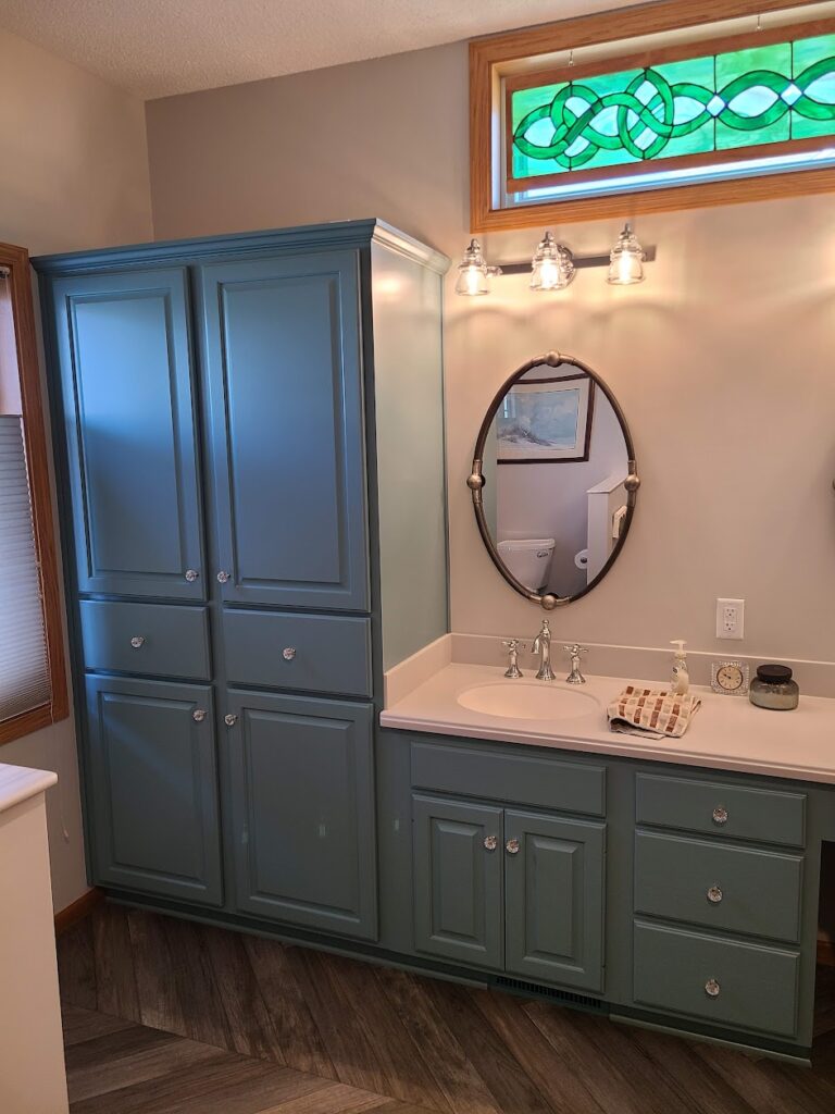 Master Bath with Custom Cabinets